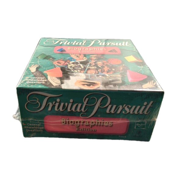 Trivial Pursuit Game Biographies Edition Expander Set Vtg 2000 #1070 New Sealed - Picture 2 of 5